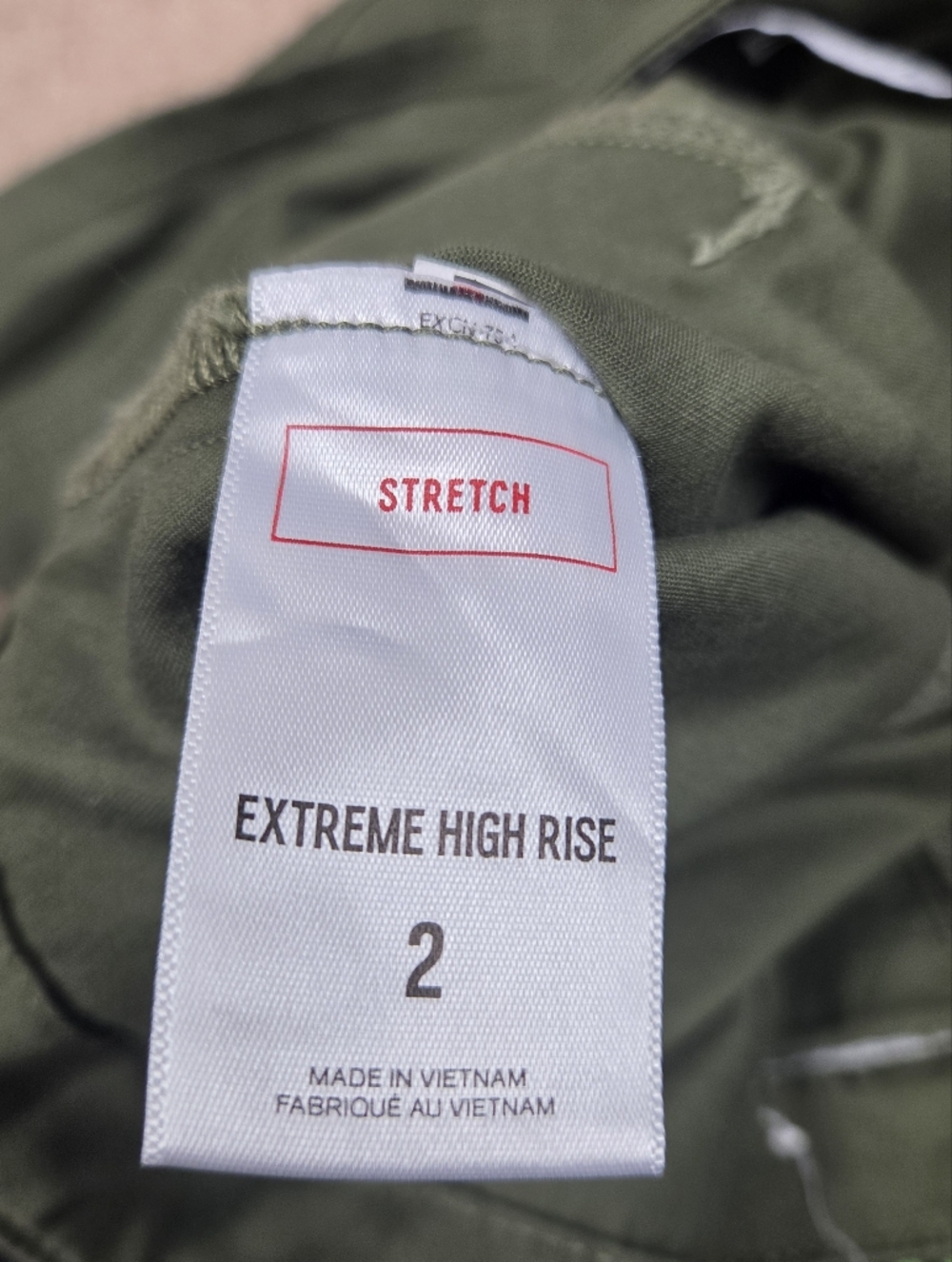 Express Olive Green Utility Belted Mini Skirt - Picture 6 of 7